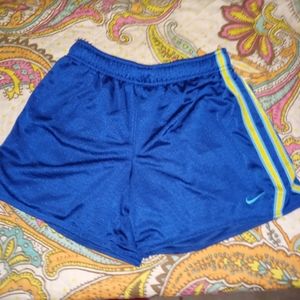 Blue nike shorts